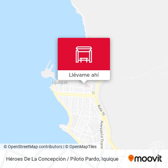 Mapa de Héroes De La Concepción / Piloto Pardo