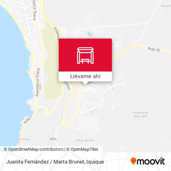 Mapa de Juanita Fernández / Marta Brunet