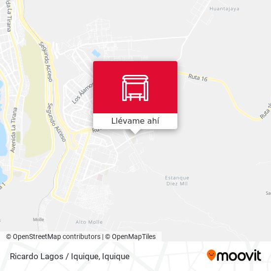Mapa de Ricardo Lagos / Iquique