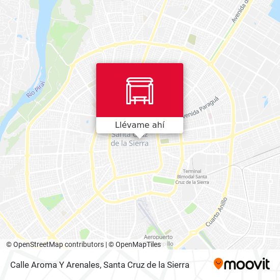 Mapa de Calle Aroma Y Arenales