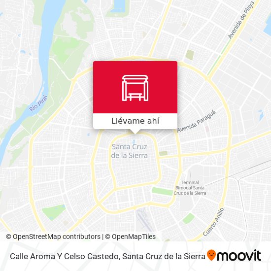Mapa de Calle Aroma Y Celso Castedo