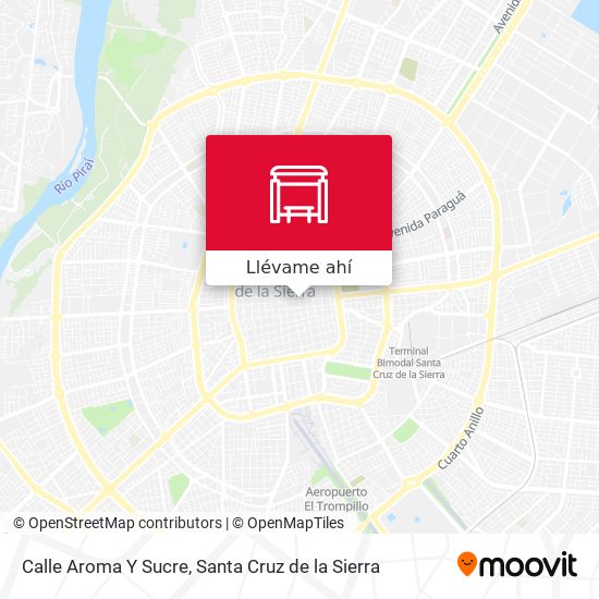 Mapa de Calle Aroma Y Sucre