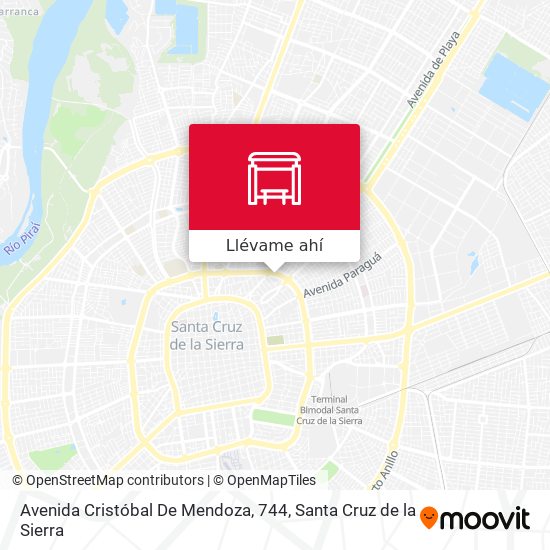 Mapa de Avenida Cristóbal De Mendoza, 744