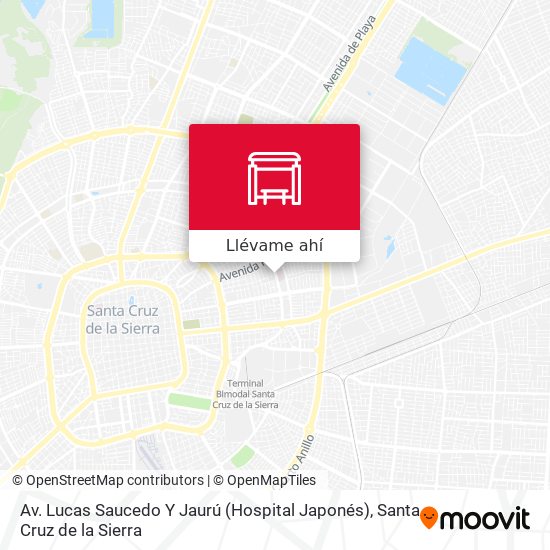 Mapa de Av. Lucas Saucedo Y Jaurú (Hospital Japonés)