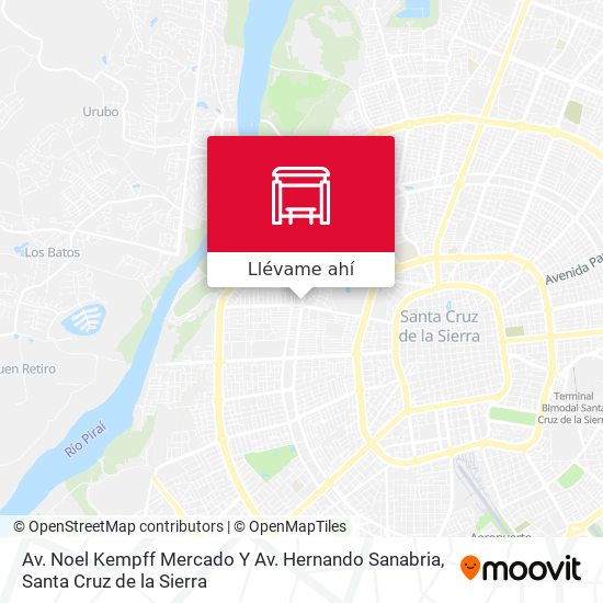 Mapa de Av. Noel Kempff Mercado Y Av. Hernando Sanabria
