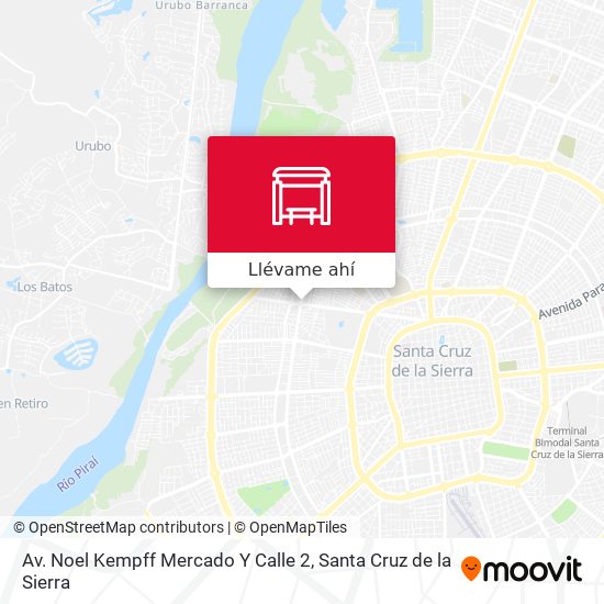Mapa de Av. Noel Kempff Mercado Y Calle 2