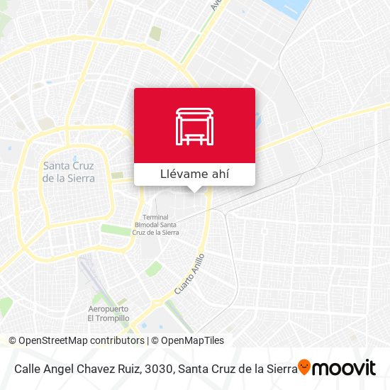 Mapa de Calle Angel Chavez Ruiz, 3030