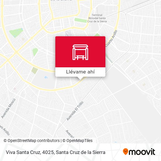 Mapa de Viva Santa Cruz, 4025