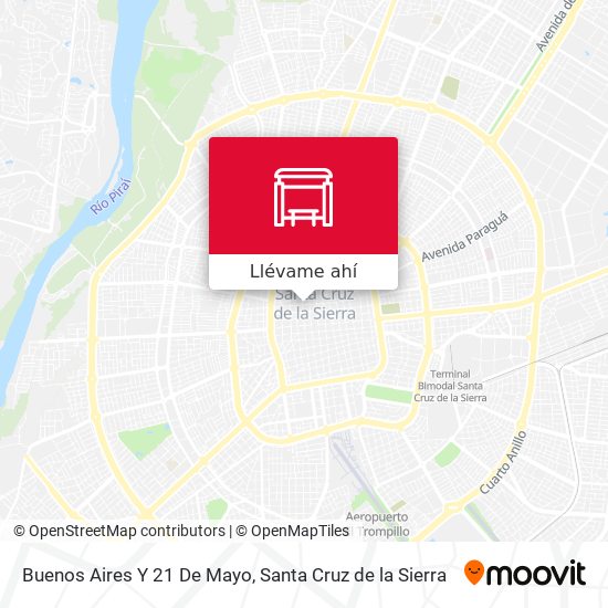 Mapa de Buenos Aires Y 21 De Mayo