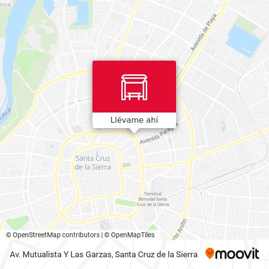 Mapa de Av. Mutualista Y Las Garzas