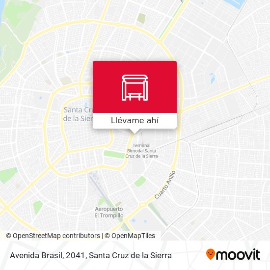 Mapa de Avenida Brasil, 2041