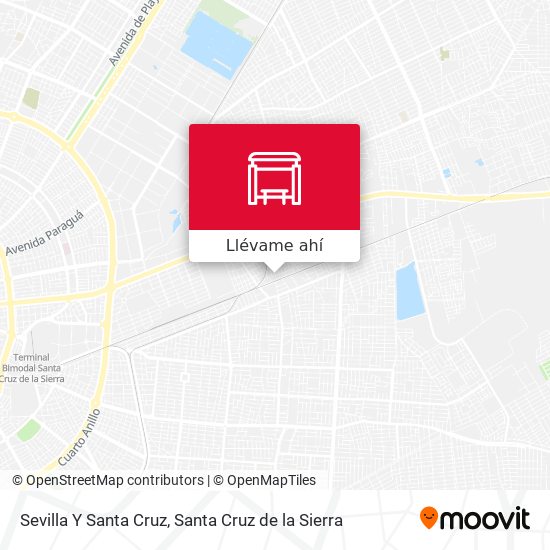 Mapa de Sevilla Y Santa Cruz