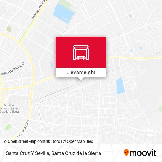 Mapa de Santa Cruz Y Sevilla