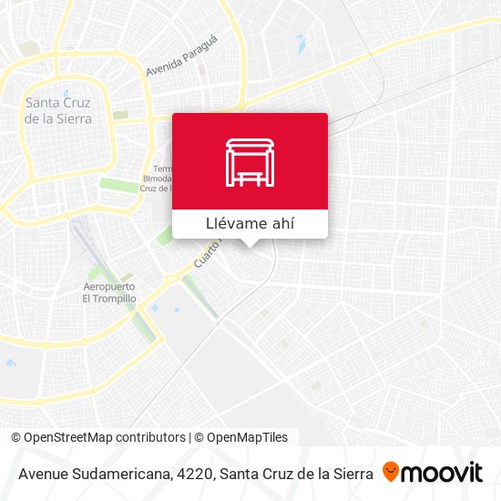 Mapa de Avenue Sudamericana, 4220