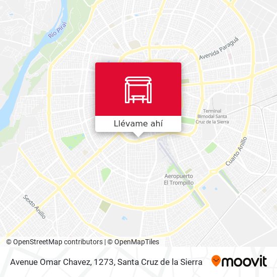 Mapa de Avenue Omar Chavez, 1273