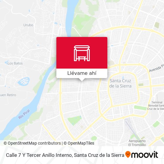 Mapa de Calle 7 Y Tercer Anillo Interno