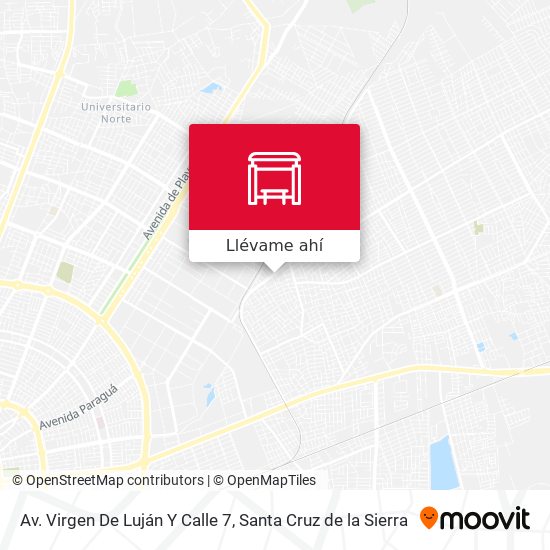 Mapa de Av. Virgen De Luján Y Calle 7