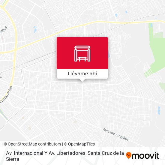 Mapa de Av. Internacional Y Av. Libertadores