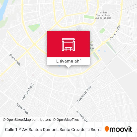 Mapa de Calle 1 Y Av. Santos Dumont