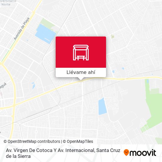 Mapa de Av. Virgen De Cotoca Y Av. Internacional