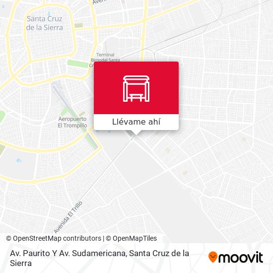 Mapa de Av. Paurito Y Av. Sudamericana