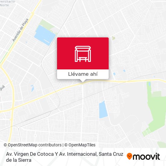 Mapa de Av. Virgen De Cotoca Y Av. Internacional