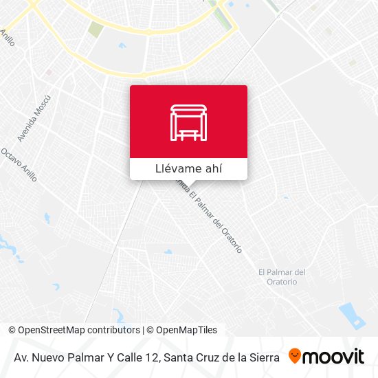 Mapa de Av. Nuevo Palmar Y Calle 12