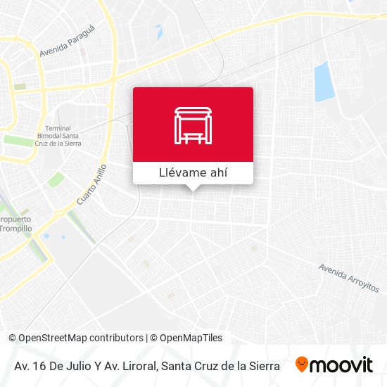 Mapa de Av. 16 De Julio Y Av. Liroral