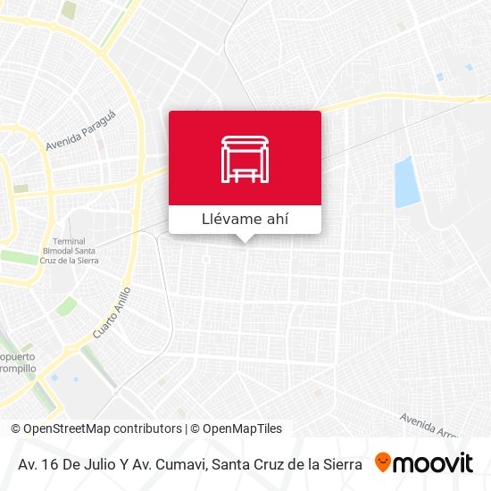 Mapa de Av. 16 De Julio Y Av. Cumavi