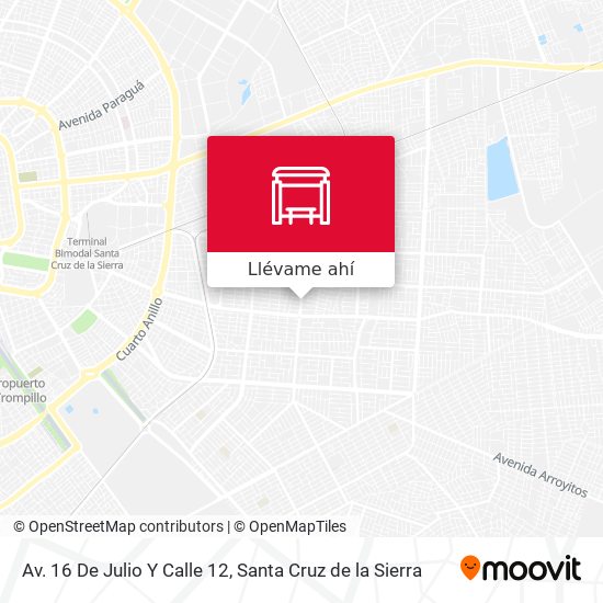 Mapa de Av. 16 De Julio Y Calle 12