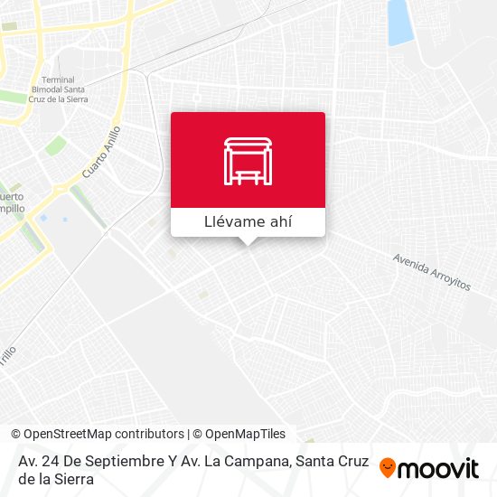 Mapa de Av. 24 De Septiembre Y Av. La Campana