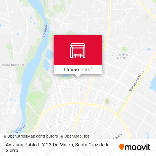 Mapa de Av. Juan Pablo II Y 23 De Marzo