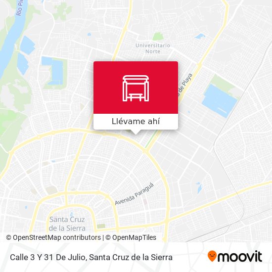 Mapa de Calle 3 Y 31 De Julio