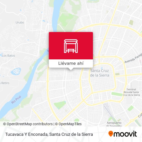 Mapa de Tucavaca Y Enconada