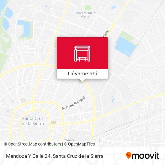 Mapa de Mendoza Y Calle 24
