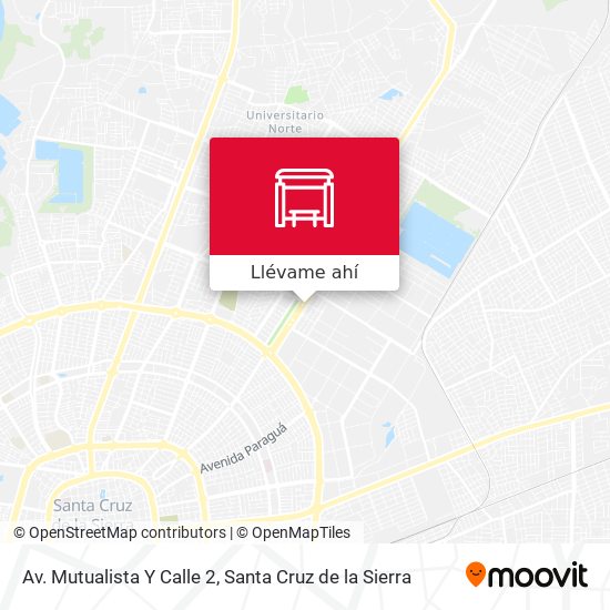 Mapa de Av. Mutualista Y Calle 2