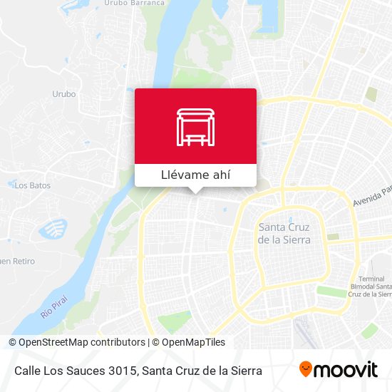 Mapa de Calle Los Sauces 3015