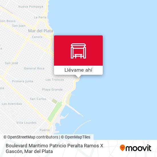 Mapa de Boulevard Marítimo Patricio Peralta Ramos X Gascón
