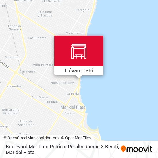 Mapa de Boulevard Marítimo Patricio Peralta Ramos X Beruti