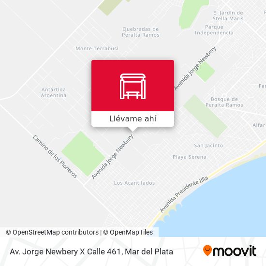 Mapa de Av. Jorge Newbery X Calle 461