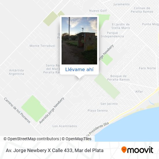 Mapa de Av. Jorge Newbery X Calle 433