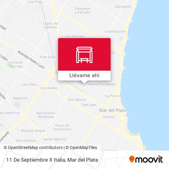 Mapa de 11 De Septiembre X Italia