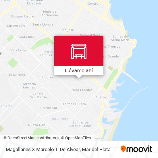 Mapa de Magallanes X Marcelo T. De Alvear