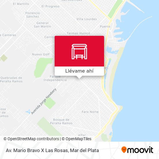 Mapa de Av. Mario Bravo X Las Rosas