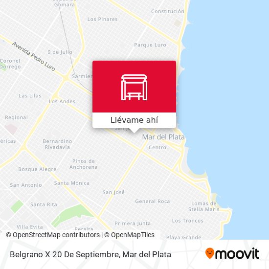 Mapa de Belgrano X 20 De Septiembre