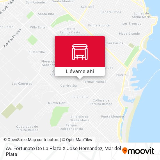 Mapa de Av. Fortunato De La Plaza X José Hernández