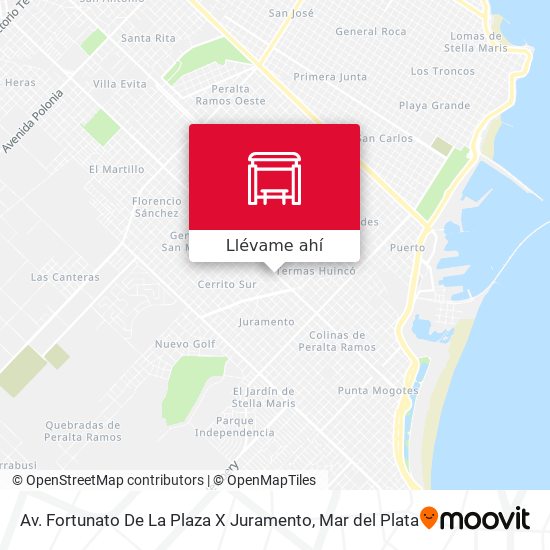 Mapa de Av. Fortunato De La Plaza X Juramento