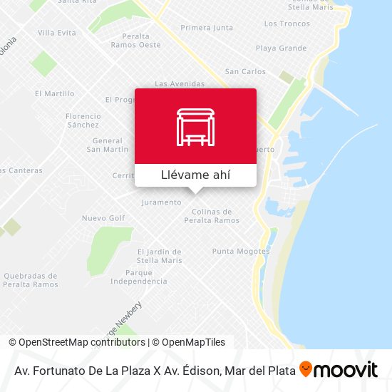 Mapa de Av. Fortunato De La Plaza X Av. Édison