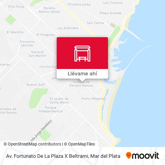 Mapa de Av. Fortunato De La Plaza X Beltrami