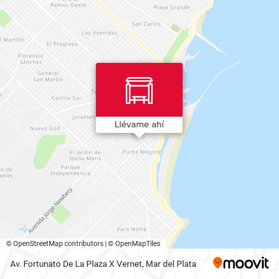 Mapa de Av. Fortunato De La Plaza X Vernet